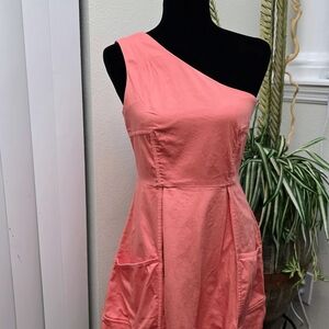 Jessica Simpson One-Shoulder Pink Dress